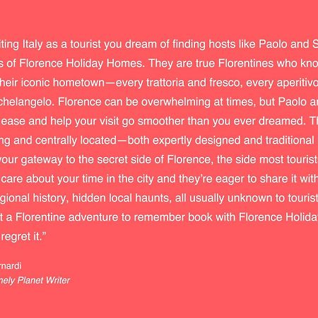 Florence Holiday Homes Santa Maria Novella Extérieur photo